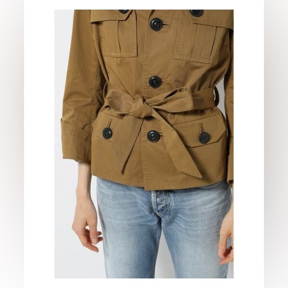 DSQUARED2 Brown Belted Trench Coat - Picture 3 of 9